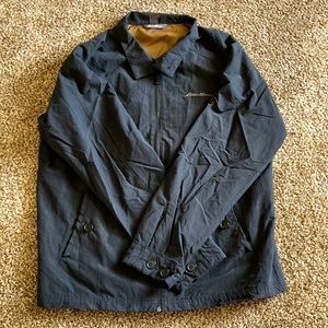 Eddie Bauer wind breaker - M - Black / Dark Grey